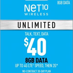 Net10 - $40 Top Up Card