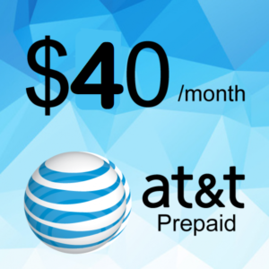 AT&T Prepaid $40 Refill Card