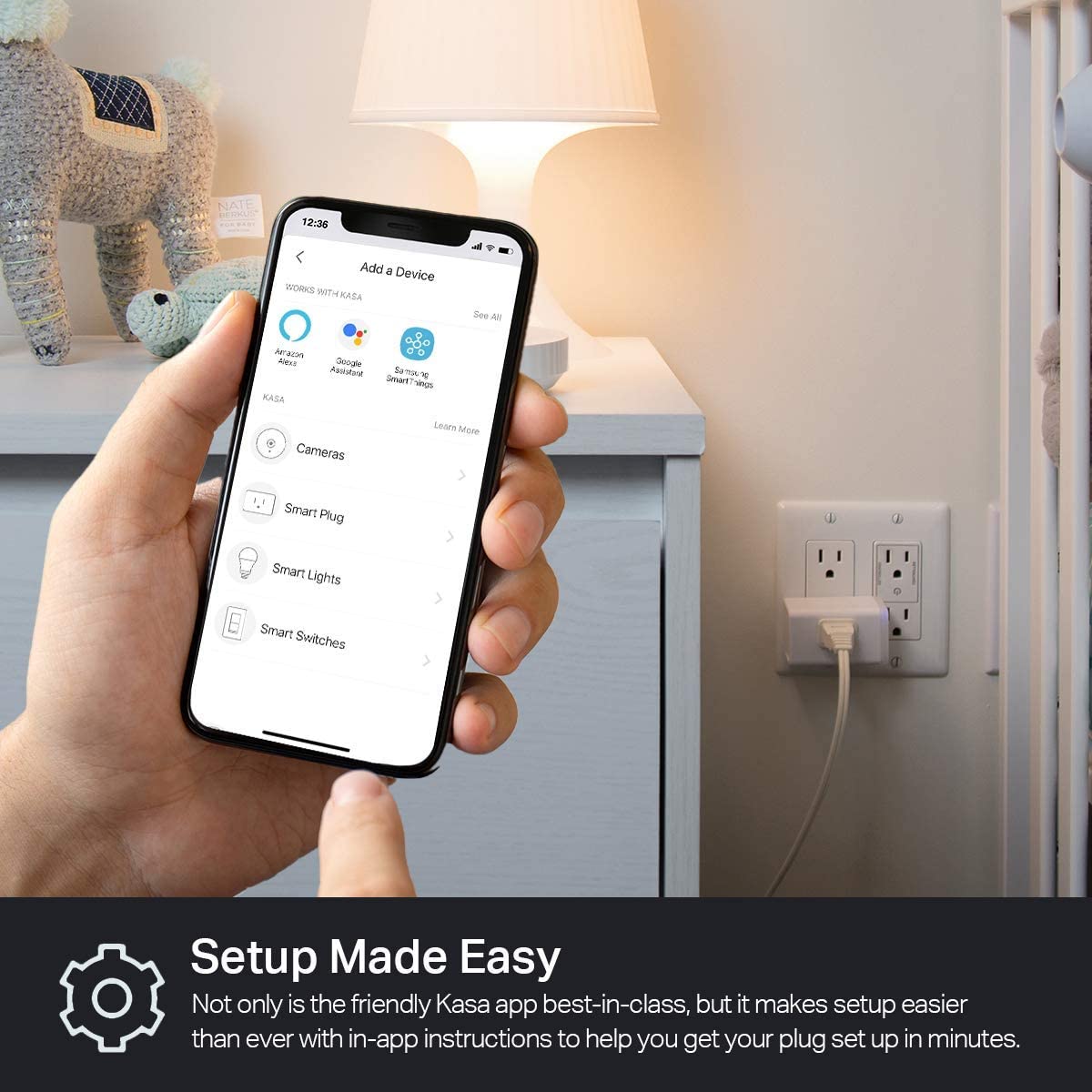 Kasa Smart Plug HS103P2, Smart Home Wi-Fi Outlet Works with Alexa