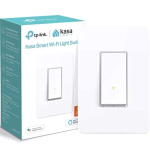 Kasa Smart Light Switch HS200, Single Pole, Needs Neutral Wire, 2.4GHz Wi-Fi Light Switch Works with Alexa and Google Home