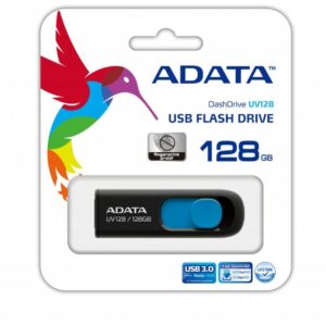 Adata 128GB UV128 USB 3.0 - memory stick, Black/Blue