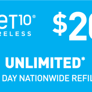 Net10 - $20 Top Up Card