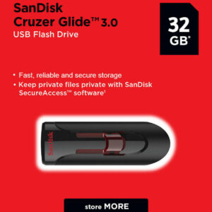 SanDisk Cruzer Glide 3.0 USB 32GB Flash Drive